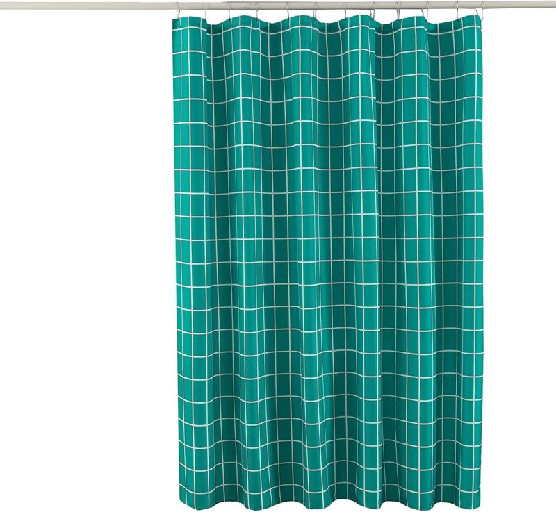 Bath |  Textured Fabric Shower Curtain – Machine Washable Bath Bath