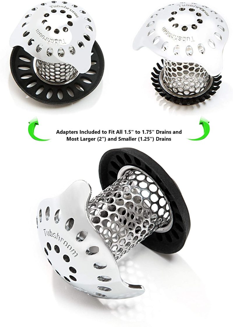 Bath |  Tubshroom Ultra Revolutionary Bath Tub Drain Protector Hair Catcher/Strainer/Snare, Stainless Steel Bath Bath