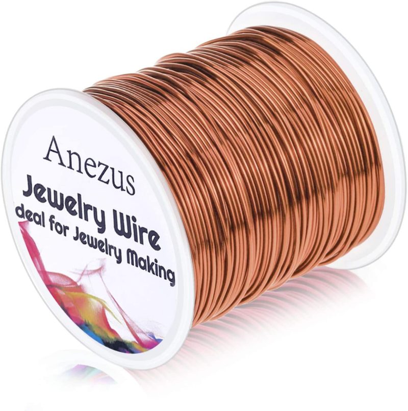 Beading & Jewelry Making |  20 Gauge Jewelry Wire, Anezus Craft Wire Tarnish Resistant Copper Beading Wire For Jewelry Making Supplies And Crafting Arts, Crafts & Sewing anezus