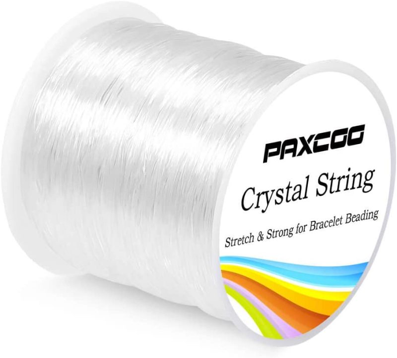 Beading & Jewelry Making |  Paxcoo 0.8Mm Elastic String, Stretchy Bracelet String Crystal String Bead Cord For Bracelet, Beading And Jewelry Making (120M) Arts, Crafts & Sewing Beading & Jewelry Making