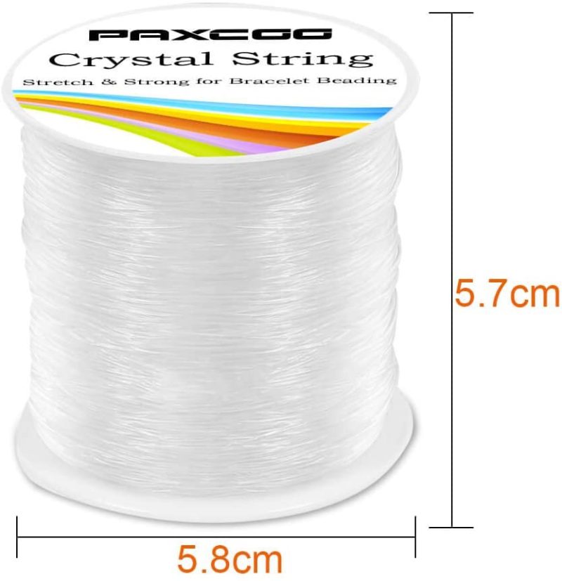 Beading & Jewelry Making |  Paxcoo 0.8Mm Elastic String, Stretchy Bracelet String Crystal String Bead Cord For Bracelet, Beading And Jewelry Making (120M) Arts, Crafts & Sewing Beading & Jewelry Making