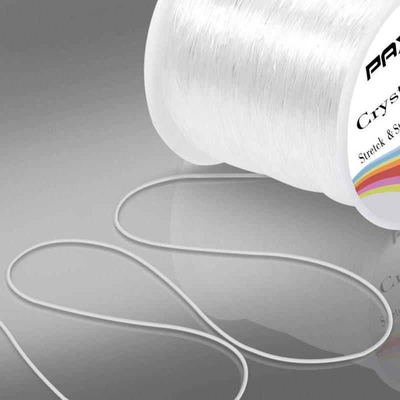 Beading & Jewelry Making |  Paxcoo 0.8Mm Elastic String, Stretchy Bracelet String Crystal String Bead Cord For Bracelet, Beading And Jewelry Making (120M) Arts, Crafts & Sewing Beading & Jewelry Making