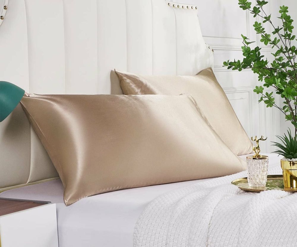 Bedding |  2 Pack Satin Silk Pillowcases For Hair And Skin Bedding Bedding