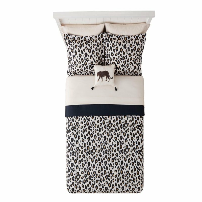 Bedding |  6 Piece Cheetah Print Bed In A Bag Comforter Set With Sheets Bedding Bedding