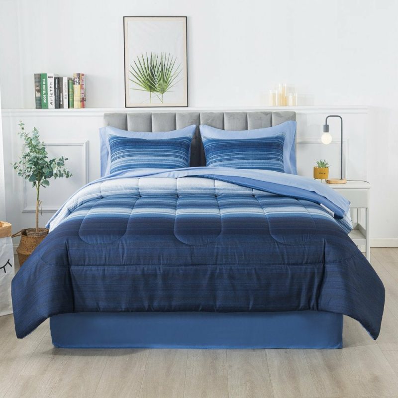 Bedding |  8 Piece Bed In A Bag Comforter Set With Sheets Bedding Bedding