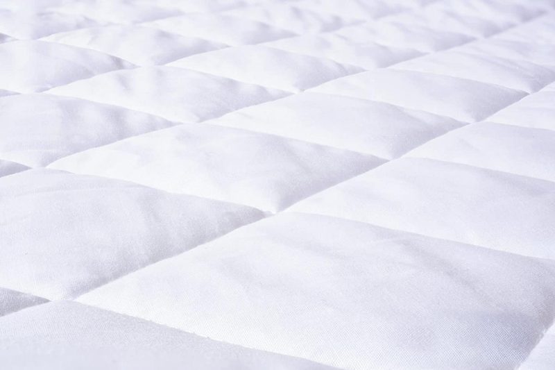 Bedding |  Abit Comfort Mattress Cover, Quilted Fitted Mattress Pad Queen Fits Up To 20" Deep Hypoallergenic Comfortable Soft White Cotton-Poly Bedding Abit Comfort