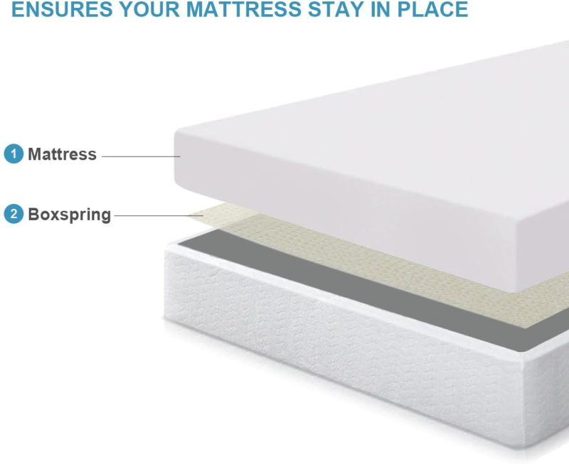 Bedding |  Anti Slip Grip Pad For Spring And Memory Foam Queen Size Mattress, Keeps Mattress In Place For A Great Night’s Sleep – Queen Size 59 X 79 In (4.9 X 6.5 Ft) Bedding Bedding