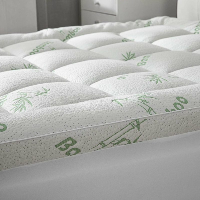 Bedding |  Bamboo Mattress Topper Queen Size With 8-21" Deep Pocket Mattress Pad For Back Pain Pillow Top Mattress Cooling Cover Quilted Mattress Protector With Down Alternative Fill (60X80) Bedding Bedding