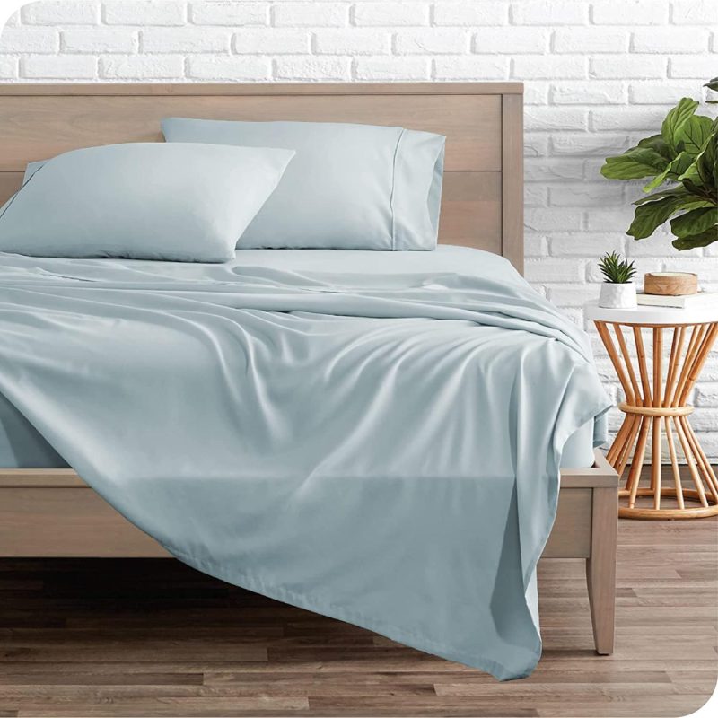 Bedding |  Bare Home Full Sheet Set – 1800 Ultra-Soft Microfiber Full Bed Sheets – Double Brushed – Full Sheets Set – Deep Pocket – Bedding Sheets & Pillowcases (Full, Light Blue) Bedding Bare Home