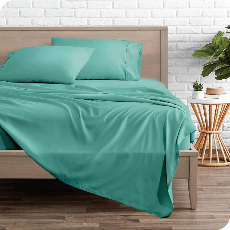 Bedding |  Bare Home Twin Xl Sheet Set – College Dorm Size – Premium 1800 Ultra-Soft Microfiber Twin Extra Long Sheets – Double Brushed – Twin Xl Sheets Set – Deep Pocket – Bed Sheets (Twin Xl, Turquoise) Bedding Bare Home