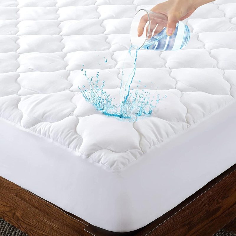 Bedding |  Basic Beyond Quilted Fitted Mattress Pad Full Size – Mattress Cover With Stretches Up To 8-21 Inches Deep Pocket, Breathable Mattress Protector Topper With Down Alternative Filling Bedding Basic Beyond