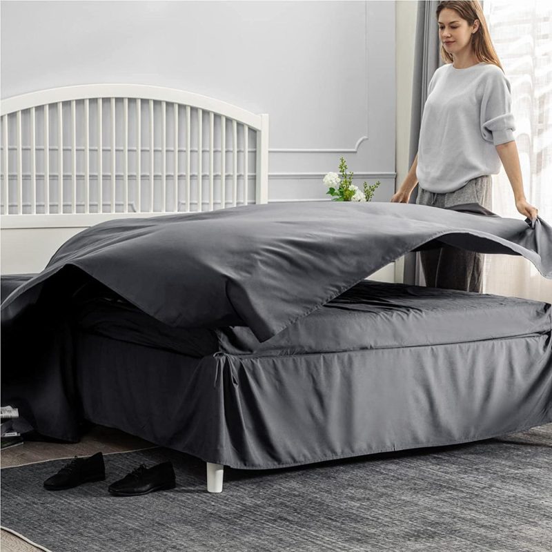 Bedding |  Bed In A Bag Pinch Pleat Bedding Comforter Set With Sheets Bedding Bedding