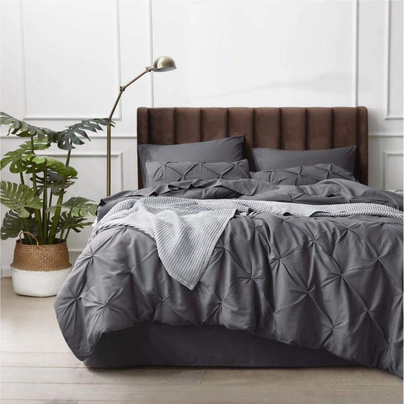 Bedding |  Bed In A Bag Pinch Pleat Bedding Comforter Set With Sheets Bedding Bedding