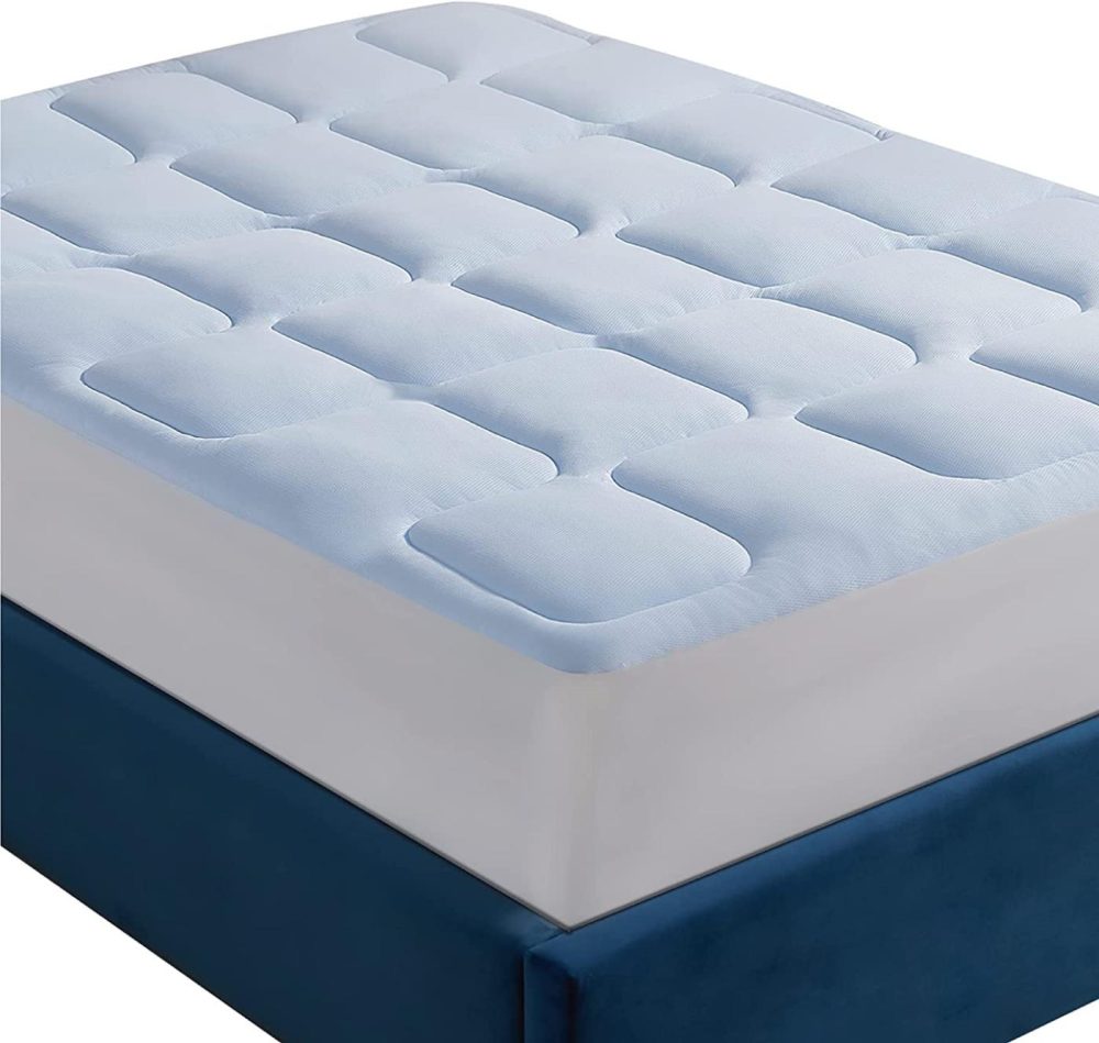 Bedding |  Bedsure Full Size Mattress Pad – Breathable Cooling Mattress Pad Bedding Quilted Cool Mattress Cover Deep Pocket Fits Up To 18 Inches Blue (Full 54"X75") Bedding Bedding