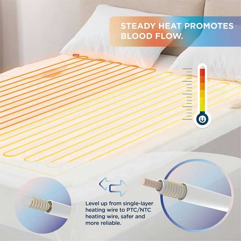 Bedding |  Bedsure Heated Mattress Pad King Size – Bed Warmer With Dual Control And 4 Heat Settings, Coral Fleece Electric Mattress Pad With10 Hr Timer & Auto Shut Off (King, 78"X80") Bedding Bedding