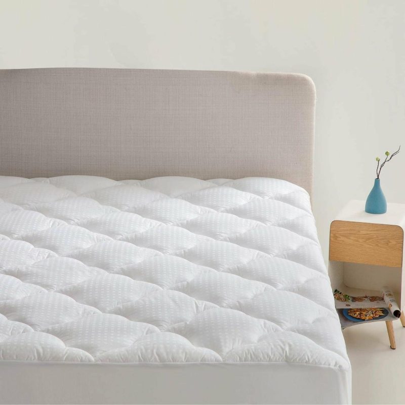 Bedding |  Bedsure Pillow Top Mattress Topper Queen Size – Cooling Mattress Pad Cotton Quilted Mattress Cover With Deep Pocket，Padded Pillow Top With Fluffy Down Alternative Fill Bedding Bedding