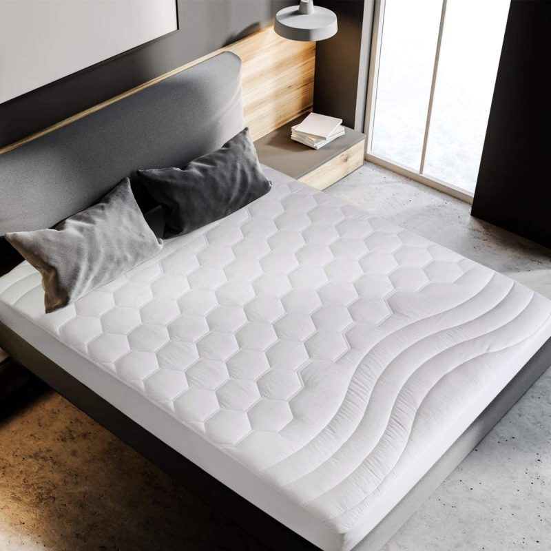 Bedding |  Bedsure Queen Mattress Pad Deep Pocket – Quilted Mattress Cover For Queen Bed Pillowtop Mattress Protector, Fitted Sheet Mattress Cover, 60 X 80 Inches, White Bedding Bedding