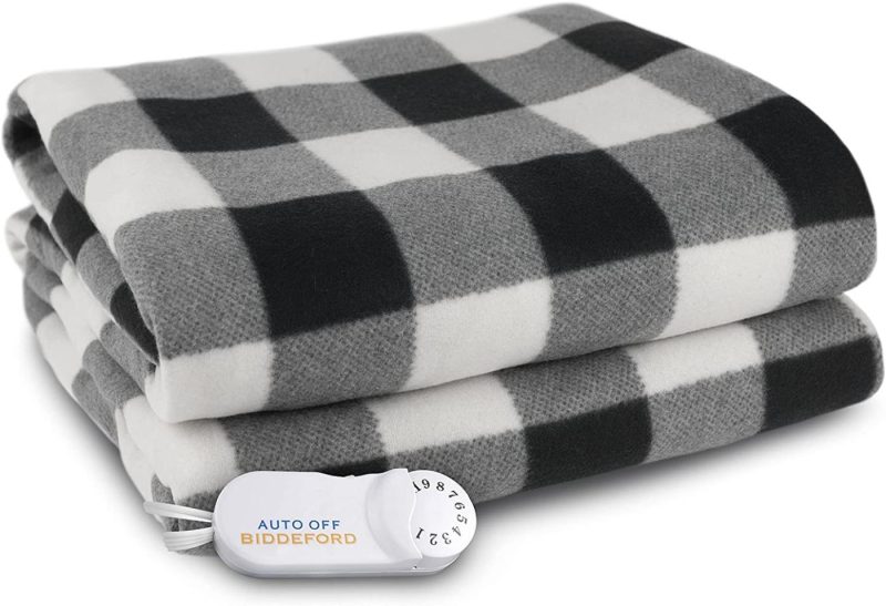 Bedding |  Biddeford Blankets Comfort Knit Electric Heated Blanket With Analog Controller, Throw Bedding Bedding