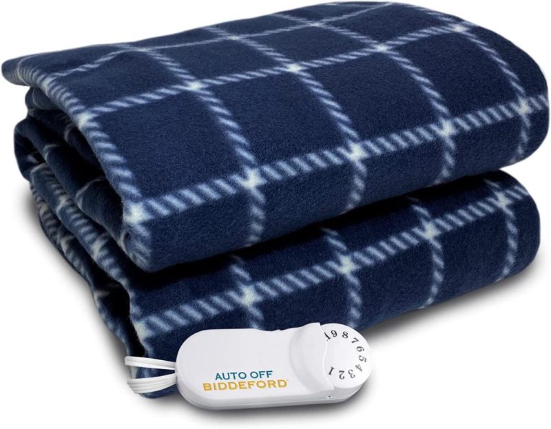 Bedding |  Biddeford Blankets Comfort Knit Electric Heated Blanket With Analog Controller, Throw Bedding Bedding