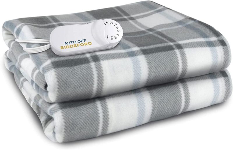 Bedding |  Biddeford Blankets Comfort Knit Electric Heated Blanket With Analog Controller, Throw Bedding Bedding