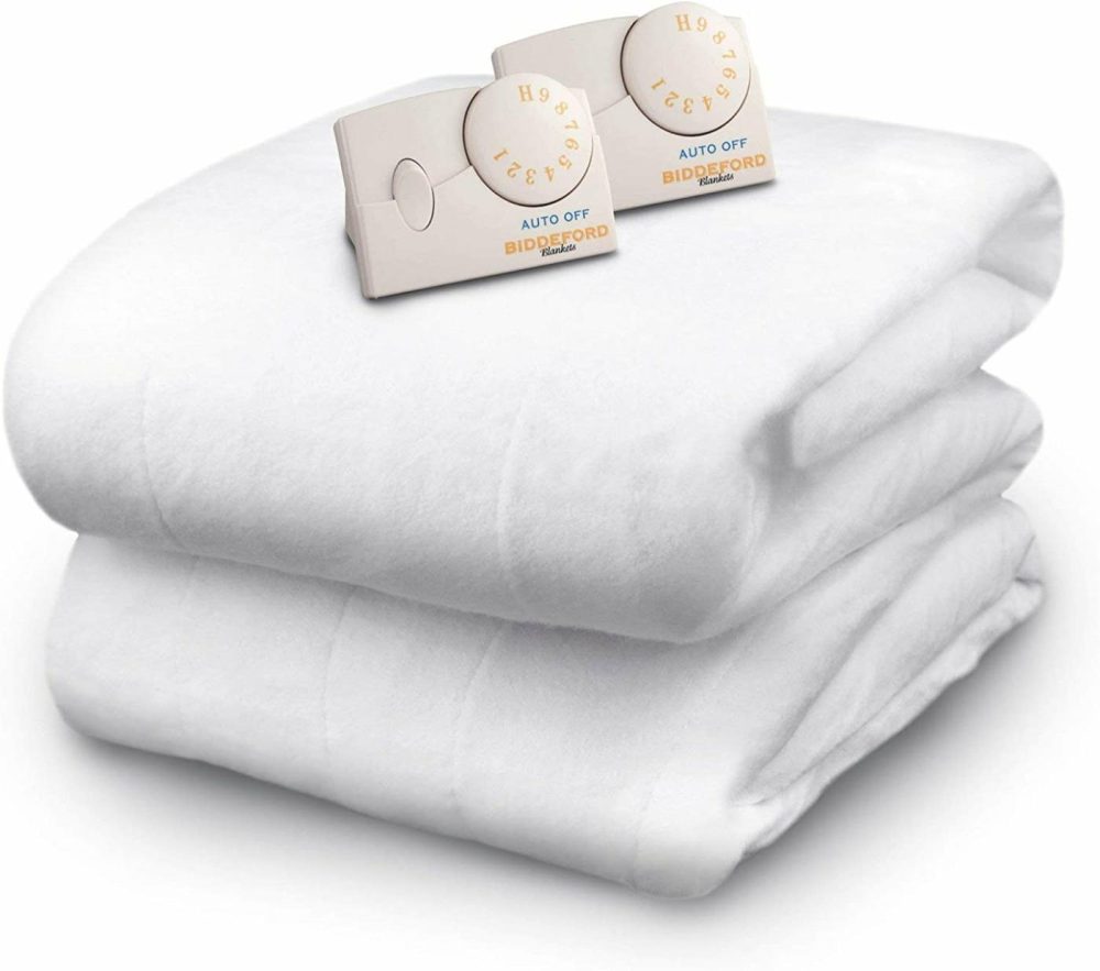 Bedding |  Biddeford Blankets Electric Heated Mattress Pad With Controller Twin, Full, Queen & King Bedding Bedding