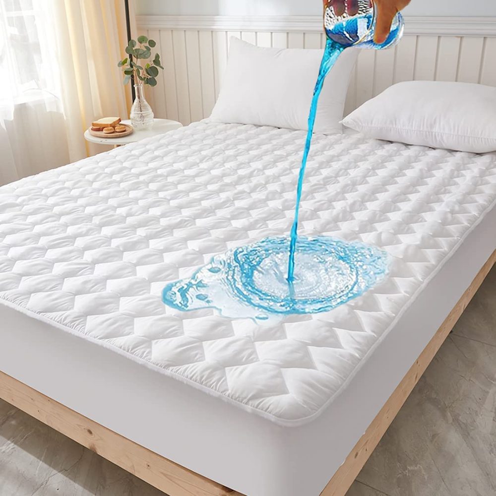 Bedding |  Bioeartha Waterproof Mattress Pad, Full Size Quilted Fitted Mattress Pad, 100% Waterproof Breathable Soft Mattress Protector Stretches Up To 8-18 Inches, Cooling Mattress Topper For Full Size Bed Bedding Bedding