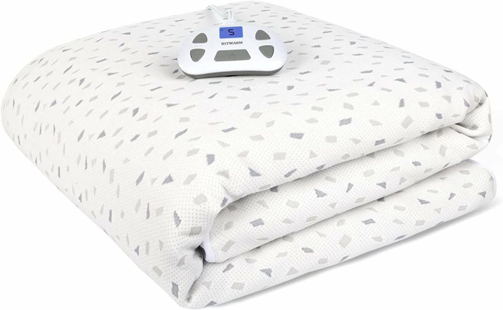 Bedding |  Bstwarm Heated Mattress Pad, Electric Bed Warmer, Mattress Cover With 8-21" Deep Pocket, 10 Heat Settings, 1-12 Hours Timed Off, Machine Washable – Twin 38”X75”, Single Control Bedding Bedding