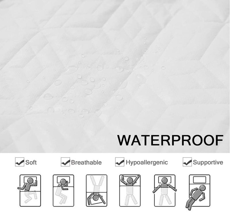 Bedding |  Chhkon Premium Waterproof Mattress Protector, Ultra Soft Breathable Mattress Pad Cover, Accidents Protector, Original Design Pattern, Deep Pocket (Pattern 5, California King (72”X84”)) Bedding Bedding