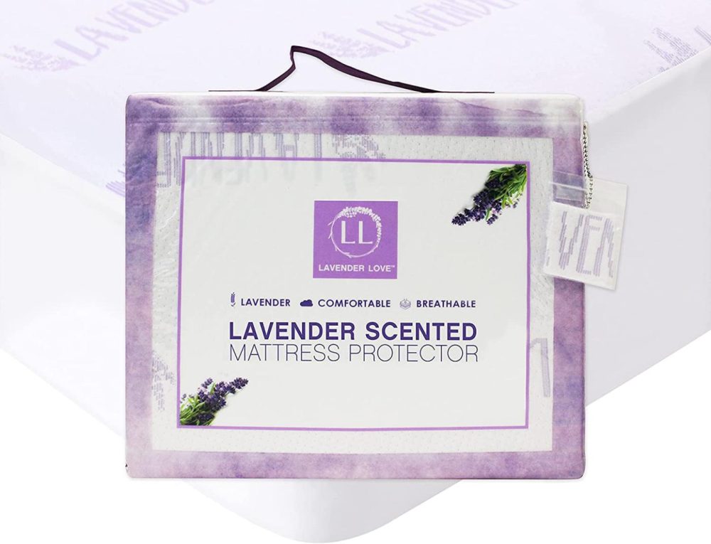 Bedding |  Comfort Lab – Lavender Infused And Scented Mattress Protector And Pad (Lavender, King) Bedding Bedding