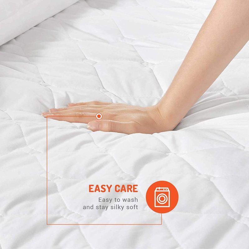 Bedding |  Degrees Of Comfort Dual Control Heated Mattress Pad King Size | Electric Bed Warmer W/ Adjustable Zone Heating | Fit Up To 15 Inch | 12.5Ft Long Cord – 78X80 Inch, White Bedding Bedding