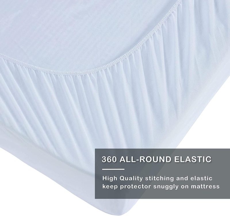 Bedding |  Degrees Of Comfort Premium Soft Waterproof Mattress Pad Twin Size | Quilted Topper Fitted 13” Inch Deep Pocket 3M Scotchgard Stain Resistant Protector Cover | Cooling, Washable, Breathable Bedding Bedding