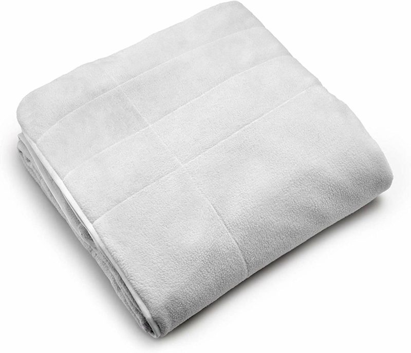 Bedding |  Eddie Bauer | Signature Fleece Quilted Plaid Electric Heated Mattress Pad With Safe & Warm Low-Voltage Technology, Twin, White Bedding Bedding