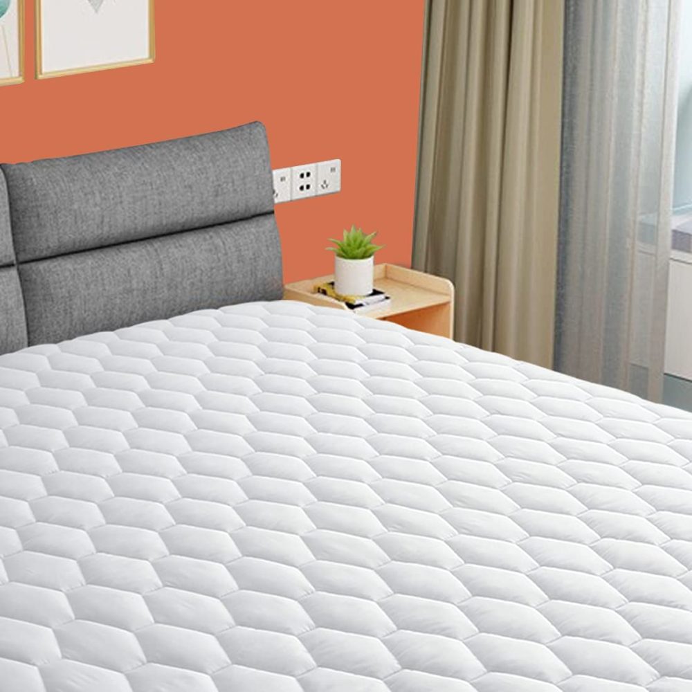 Bedding |  Emonia Twin Mattress Pad – Pillow Top Fitted Quilted Mattress Cover (Deep Pocket 8"-21"), Soft Cooling Down Alternative Mattress Topper Bedding Bedding