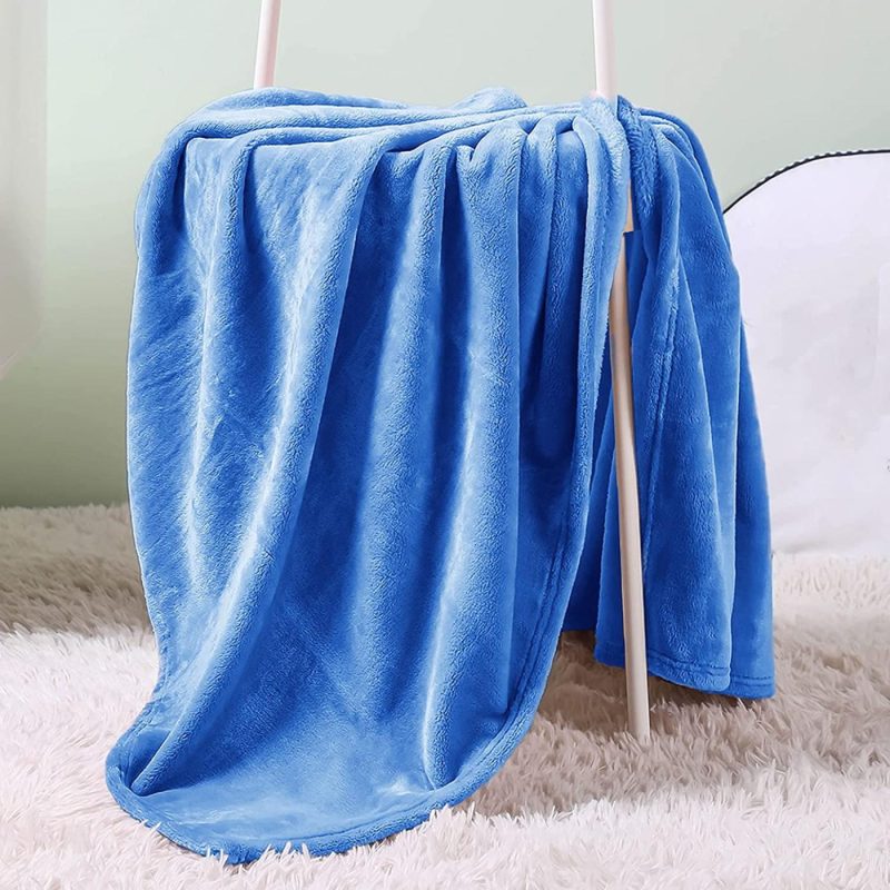 Bedding |  Exclusivo Mezcla Soft Fleece Baby Blanket Baby Swaddle Blanket Boys, Girls, Infant, Newborn Receiving Blankets Toddler And Kids Blankets For Crib Stroller (30X40 Inches, Blue) Bedding Bedding