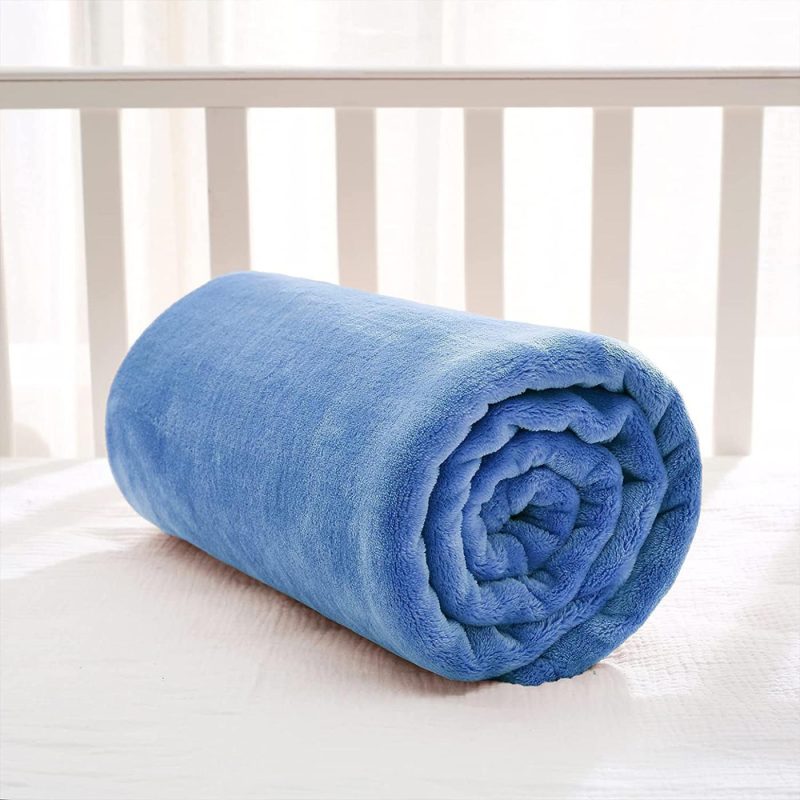 Bedding |  Exclusivo Mezcla Soft Fleece Baby Blanket Baby Swaddle Blanket Boys, Girls, Infant, Newborn Receiving Blankets Toddler And Kids Blankets For Crib Stroller (30X40 Inches, Blue) Bedding Bedding