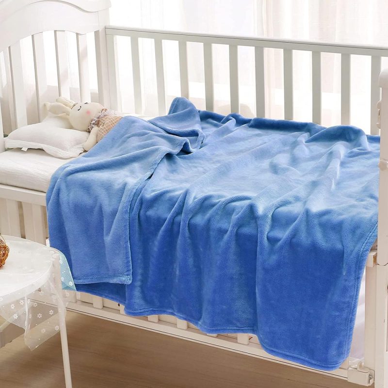 Bedding |  Exclusivo Mezcla Soft Fleece Baby Blanket Baby Swaddle Blanket Boys, Girls, Infant, Newborn Receiving Blankets Toddler And Kids Blankets For Crib Stroller (30X40 Inches, Blue) Bedding Bedding