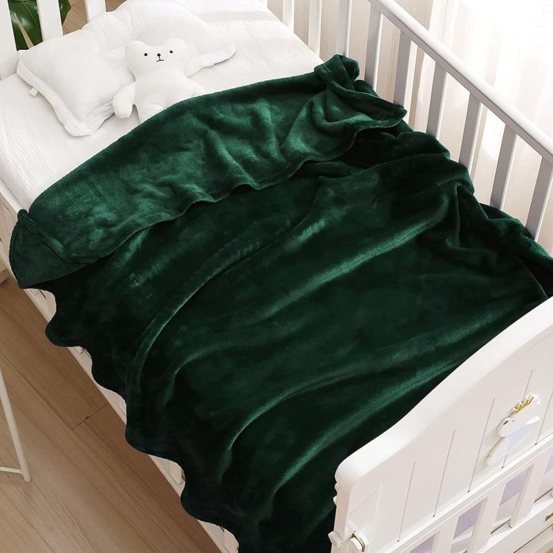 Bedding |  Exclusivo Mezcla Soft Fleece Baby Blanket Baby Swaddle Blanket Boys, Girls, Infant, Newborn Receiving Blankets Toddler And Kids Blankets For Crib Stroller (30X40 Inches, Forest Green) Bedding Bedding