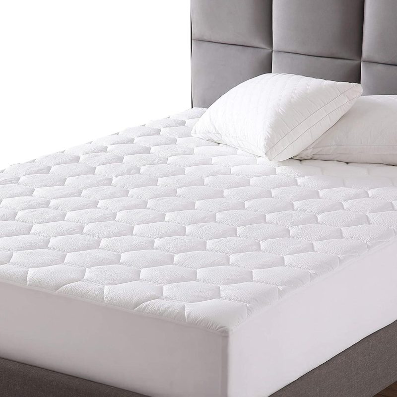 Bedding |  Exq Home Cal King Mattress Pad Quilted Mattress Protector Fitted Sheet Mattress Cover For Bed Stretch Up To 18" Deep Pocket (Breathable) Bedding Bedding