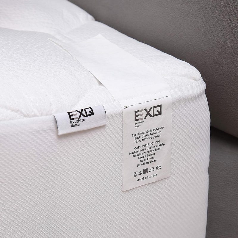 Bedding |  Exq Home Cal King Mattress Pad Quilted Mattress Protector Fitted Sheet Mattress Cover For Bed Stretch Up To 18" Deep Pocket (Breathable) Bedding Bedding