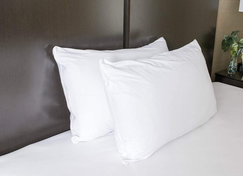 Bedding |  Four Seasons Essentials Pillow Protectors (Set Of 2) – Zippered Waterproof Pillow Covers Hypoallergenic Dust Proof Pillowcase Encasement Cover Bedding Bedding