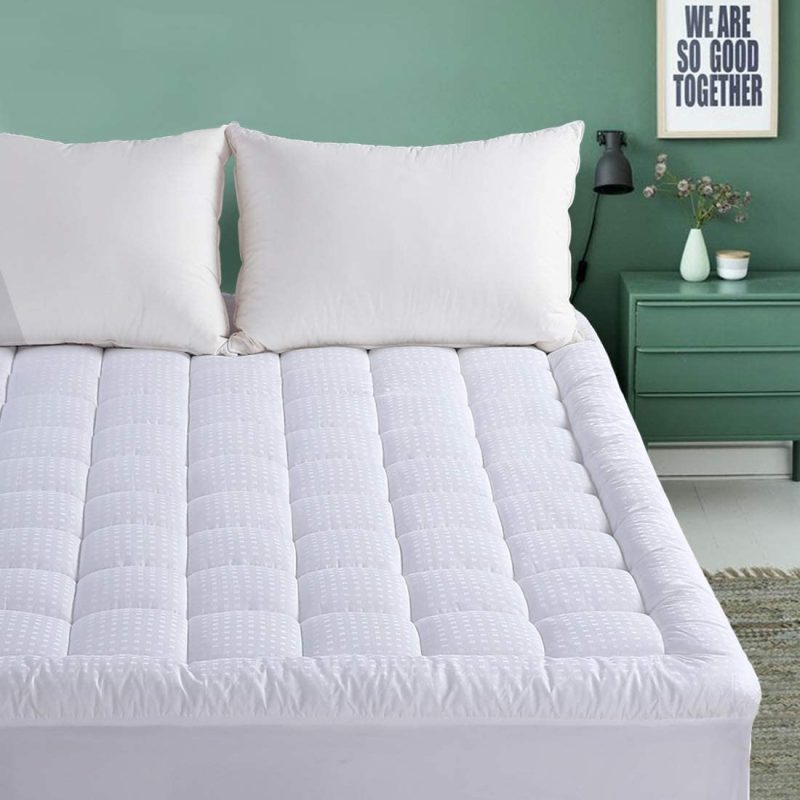 Bedding |  Full Mattress Pad Cover – Cooling Soft Pillow Top Mattress Cover (Deep Pocket 8"-21"), 300Tc Cotton Down Alternative Quilted Mattress Topper Bedding Bedding