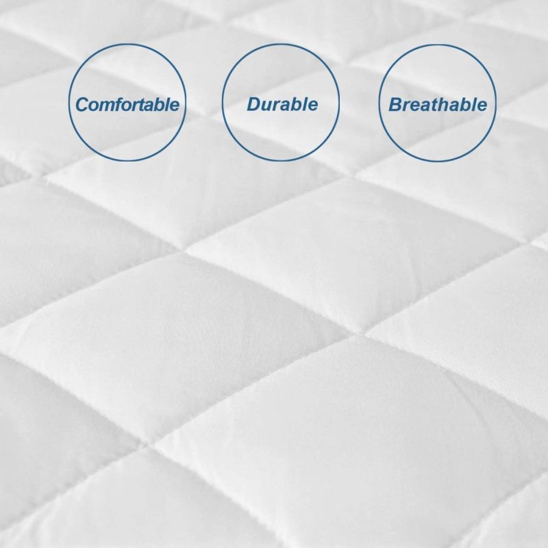 Bedding |  Full Xl Mattress Pad Waterproof Mattress Protector, Breathable Quilted Mattress Protector, Durable Mattress Cover Down Alternative Filling With Deep Pocket Stretches Up To 14 Inch Bedding Bedding