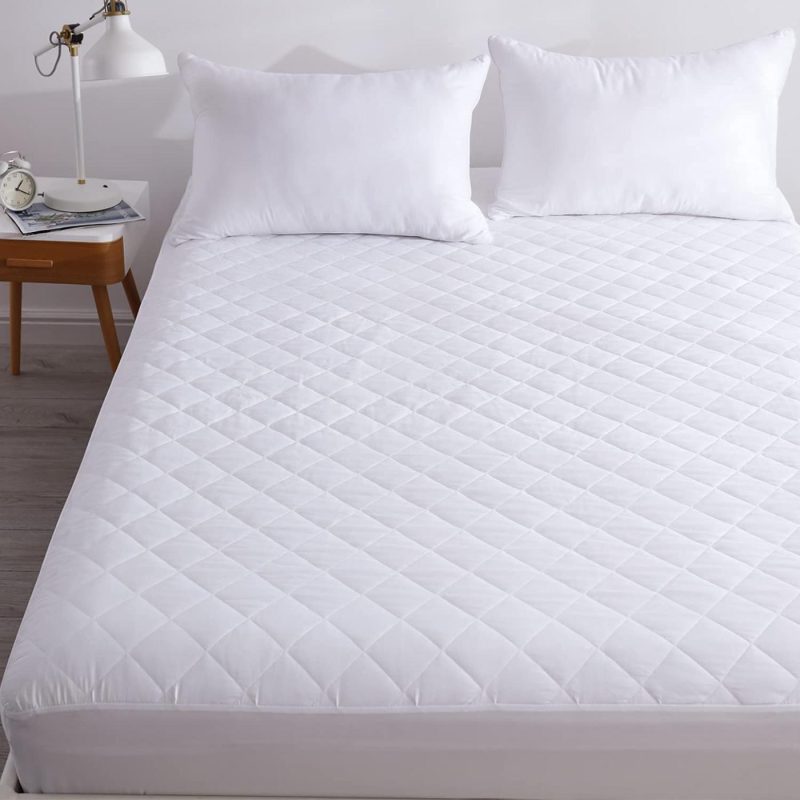 Bedding |  Gehannah Twin Mattress Pad 100% Waterproof Mattress Protector, Ultra Soft Noiseless Mattress Cover, Breathable Cooling Mattress Topper With 8-18" Deep Pocket Bedding Bedding