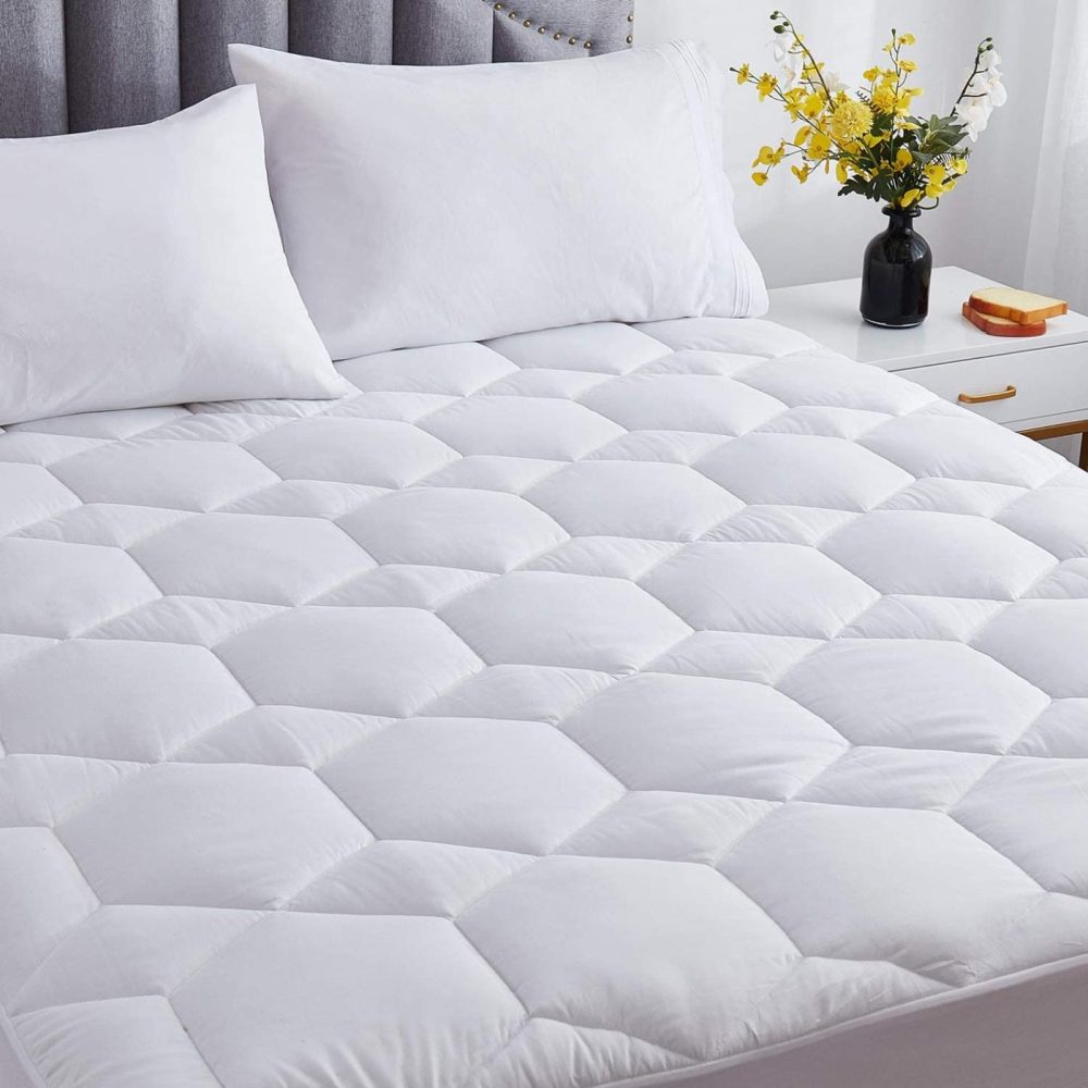 Bedding |  Gehannah Twin Size Mattress Pad Soft Mattress Cover, Breathable Noiseless Quilted Fitted Mattress Protector With 8-21" Deep Pocket Mattress Topper Bedding Bedding