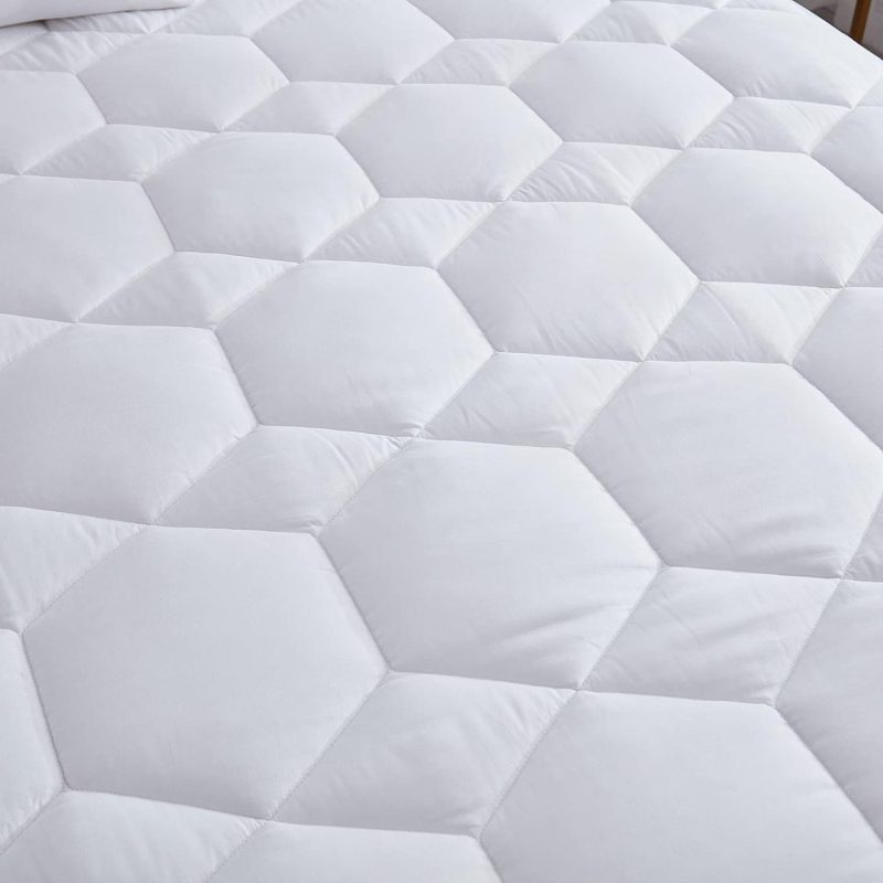 Bedding |  Gehannah Twin Size Mattress Pad Soft Mattress Cover, Breathable Noiseless Quilted Fitted Mattress Protector With 8-21" Deep Pocket Mattress Topper Bedding Bedding