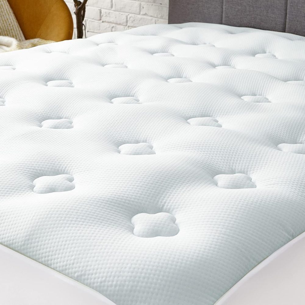 Bedding |  Hansleep Full Memory Foam Mattress Pad Topper, Cooling Gel Bamboo Mattress Pad Fluffy Mattress Protector With Deep Pocket, Breathable Air Mattress Topper Cover, 54X75 Inches Bedding Bedding