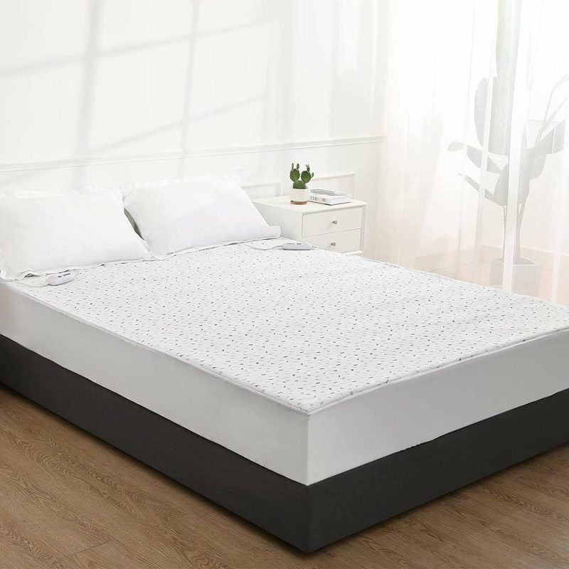 Bedding |  Heated Mattress Pad Queen Size 60"X80", Electric Underblanket Mattress Cover Bed Warmer Fit Up To 15" Deep Pocket, Dual Control With 4 Heat Settings, Auto Off & Fast Heating & Machine Washable Bedding Bedding