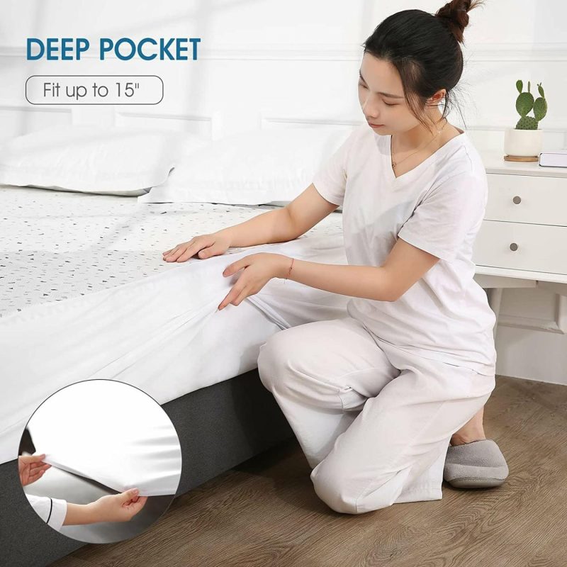 Bedding |  Heated Mattress Pad Queen Size 60"X80", Electric Underblanket Mattress Cover Bed Warmer Fit Up To 15" Deep Pocket, Dual Control With 4 Heat Settings, Auto Off & Fast Heating & Machine Washable Bedding Bedding