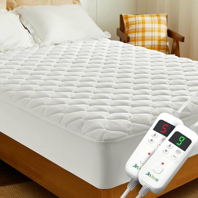 Bedding |  Heated Mattress Pad Queen Size Electric Mattress Pads Electric Bed Warmer Fit Up To 21" With 11 Heat Settings Dual Controller 9 Hours Auto Shut Off Bedding Bedding