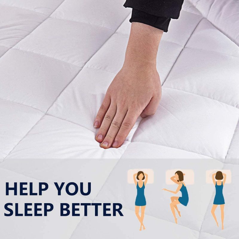 Bedding |  Hokly King Size Mattress Pad,Deep Pocket Protector Cover Down Fill Bed Topper With Snow Down Alternative Filler (Fit To 8-21 Inches Thickness Mattress) Bedding Bedding